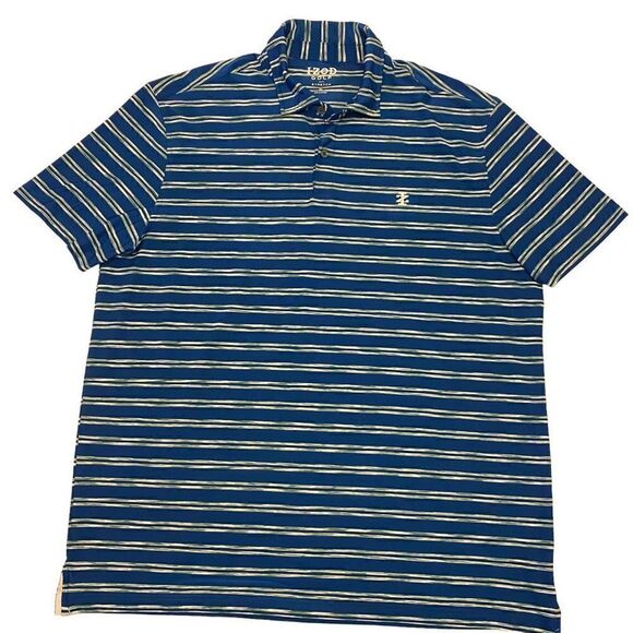 Izod Golf Swing Flex Striped Polo - Picture 1 of 11